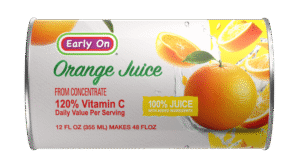 EARLY ON ORANGE FROZEN JUICE 12 oz 12PK