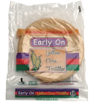 EARLY ON YELLOW CORN TORTILLAS 16oz 30PK