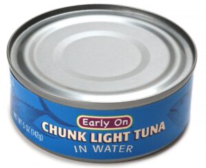 EARLY ON LIGHT TUNA IN WATER 5oz 48PK